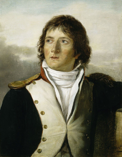 Laurent de Gouvion-Saint-Cyr - capitaine au 1er bataillon de chasseurs de Paris en 1792 - par Georges Rouget en 1835.